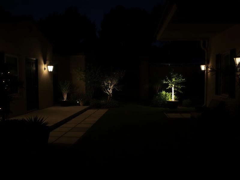 Before - Garden Outdoor Lighting