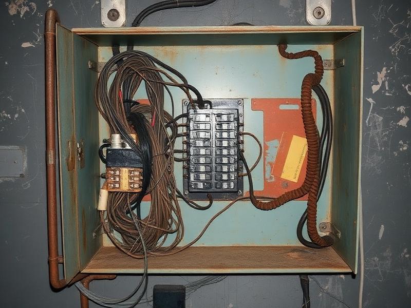 Before - Full Electrical Panel