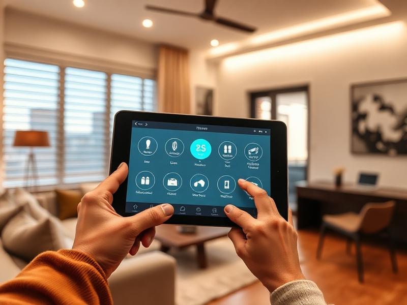 Home automation and smart home system installed in a home in Alicante