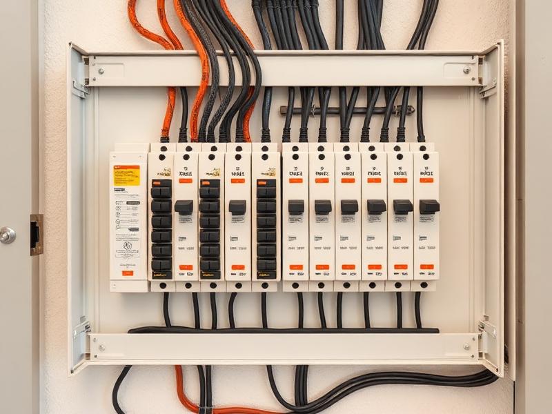 Modern electrical panel installed in Alicante home